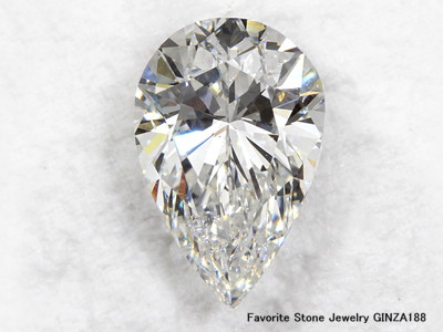 ダイヤルース 1.075ct ペアシェイプ ルース