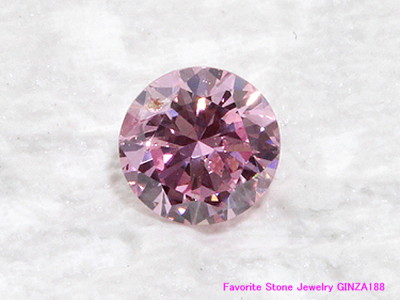 ファンシーインテンスピンクダイヤモンド 0.220ct ルース