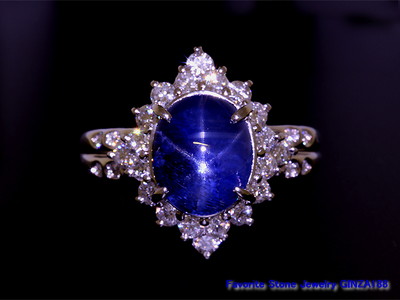 ブルースターサファイア 4.97ct リング