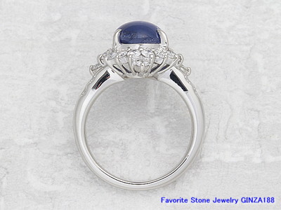 ブルースターサファイア 4.97ct リング
