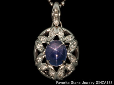【Favorite Stone】New arrival:Blue star sapphire 2.41 ct necklace