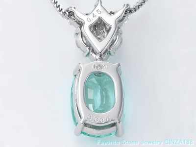 パライバトルマリン 3.336ct ネックレス
