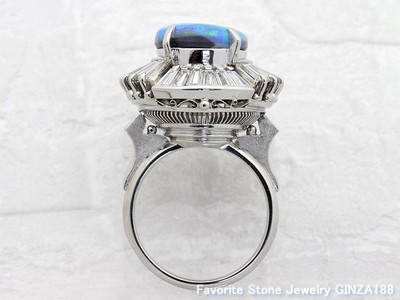 ブラックオパール 5.28ct リング