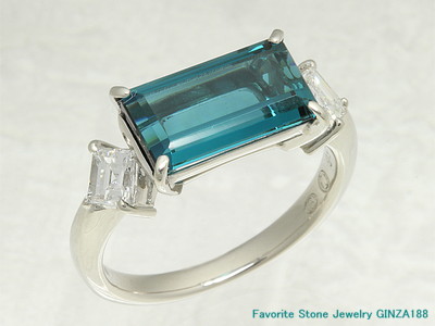 インディコライトトルマリン 3.42ct リング