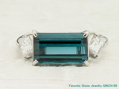 インディコライトトルマリン 3.42ct リング