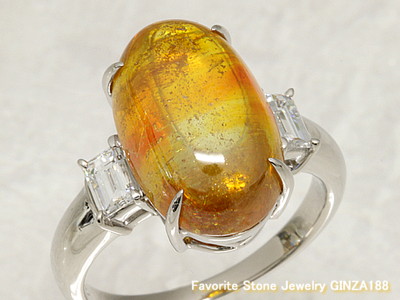 Sphalerite 4.92ct Ring