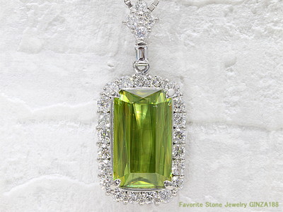 スフェーン 8.86ct ネックレス