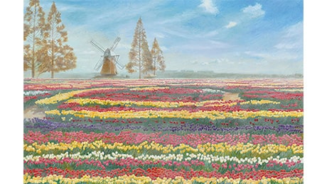 銀座柳画廊 松沢真紀 展 -brillant- 松沢真紀 《東風吹かば》