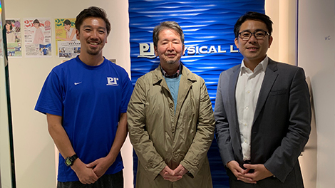孫田トレーナー・金子社長と。
